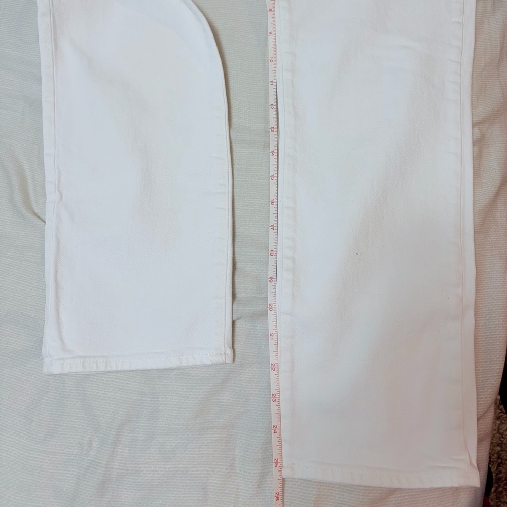 J. Crew Essential Straight White Jeans - Picture 6 of 6